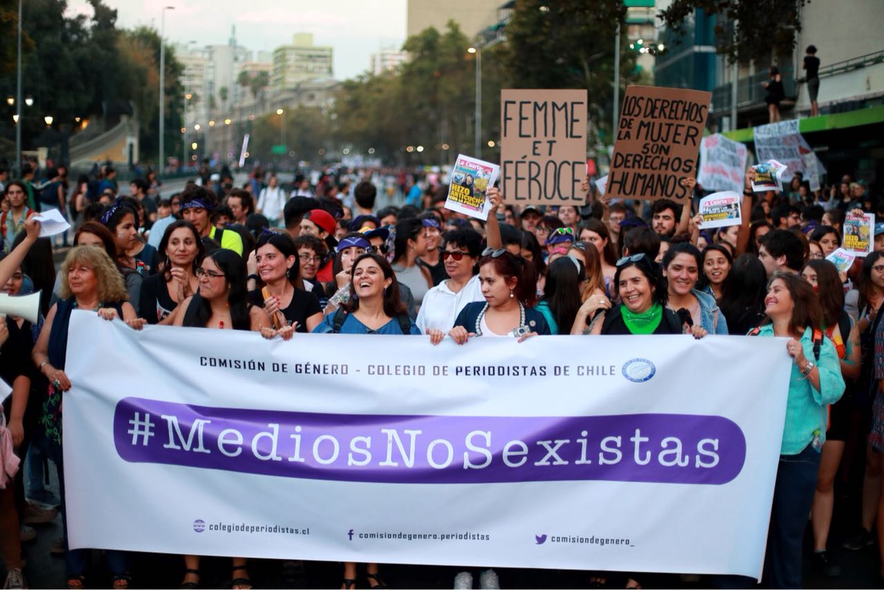 Foto: Archivo movilización Medios No sexistas. 