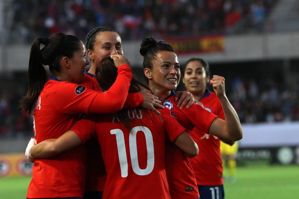 Selección chilena femenina de fútbol recibe a Costa Rica en Rancagua / Foto de Copa América Femenina Chile 2018