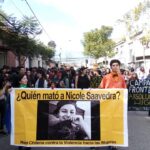 Manifestación por Nicole Saavedra.