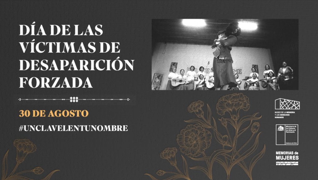 MMDH, AFDD y Municipalidad de Santiago conmemoran Día Internacional de las Víctimas de Desapariciones Forzadas