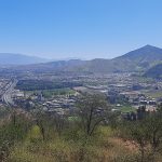 imagen desde el cerro San Cristóbal donde se puede ver la comuna de Huechuraba
