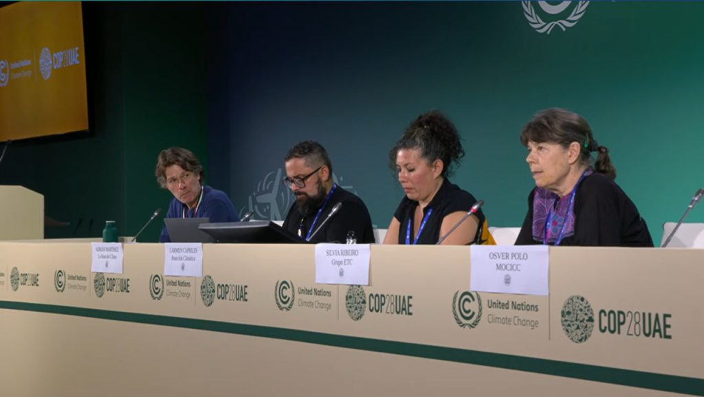 Alertan sobre las peligrosas decisiones que se toman en la COP28