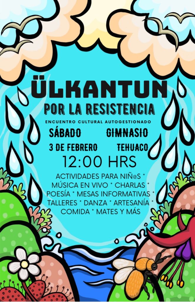 Organizaciones de Chiloé invitan al Ülkantun por la Resistencia, evento artístico autogestionado abierto a la comunidad