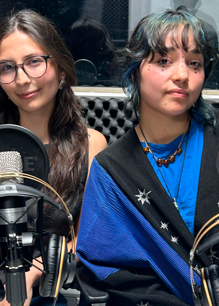 Natalia Sanhueza y Dharma del Sol Gutiérrez, área medioambiental de Tremendas.