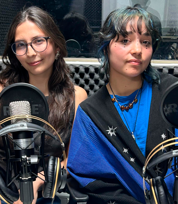Natalia Sanhueza y Dharma del Sol Gutiérrez, área medioambiental de Tremendas.