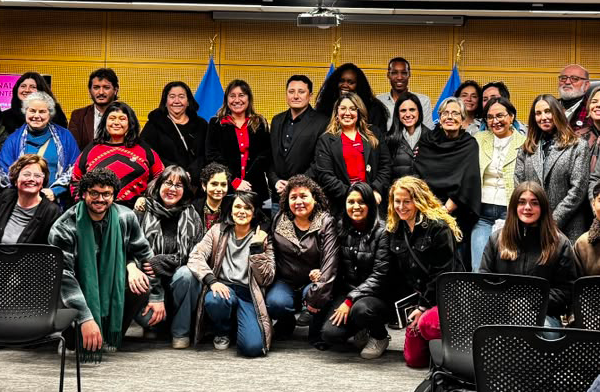 Foto del cierre del IV Encuentro Nacional de la Red de Periodistas Migrantes